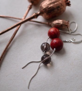 Густота цвета коралла компенсируется прозрачностью раухтопаза ❤️ 2100₽