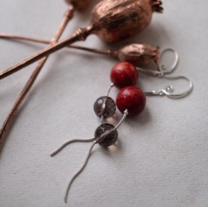 Густота цвета коралла компенсируется прозрачностью раухтопаза ❤️ 2100₽